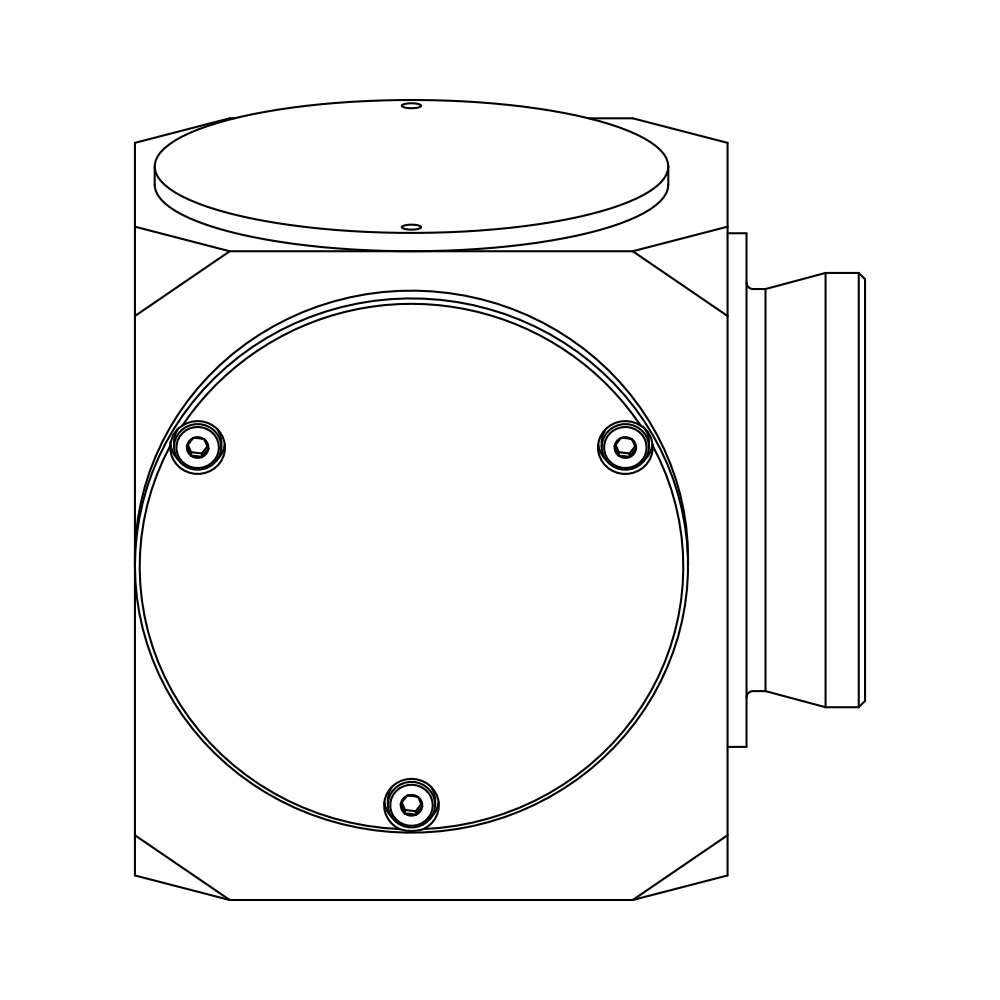 Mirror cube GLOOR Instruments
