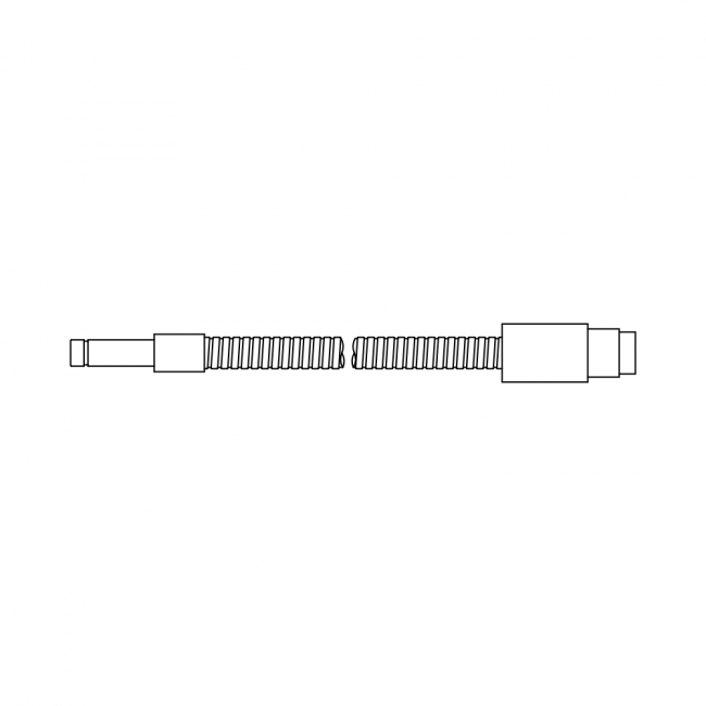60-in fexible fiber optic bundle